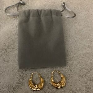 Unique Gold Hoops